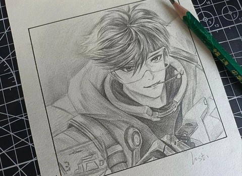 王者荣耀怎么手绘李白[图2]